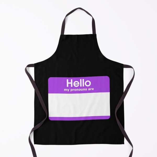 Item preview, Hello My Pronouns Are BLANK Purple designed and sold by everything4eva.