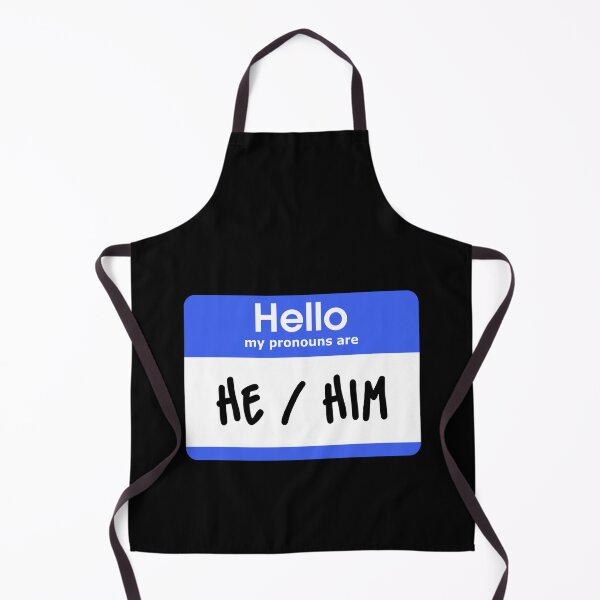 Item preview, Hello My Pronouns Are He Him Blue designed and sold by everything4eva.