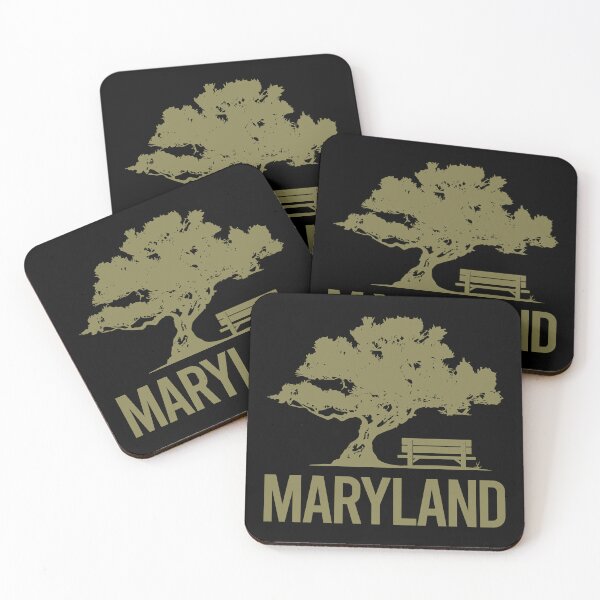 Item preview, Bench And Tree Maryland designed and sold by nguyentanshop.