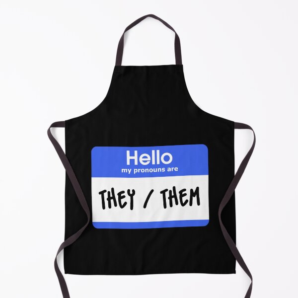 Item preview, Hello My Pronouns Are They Them Blue designed and sold by everything4eva.