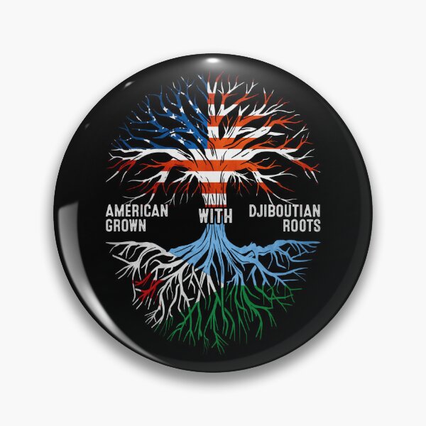 Item preview, American Grown With Djiboutian Roots Djibouti Flag designed and sold by MoHaCo.