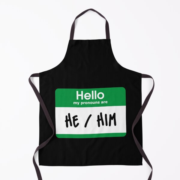 Item preview, Hello My Pronouns Are He Him Green designed and sold by everything4eva.