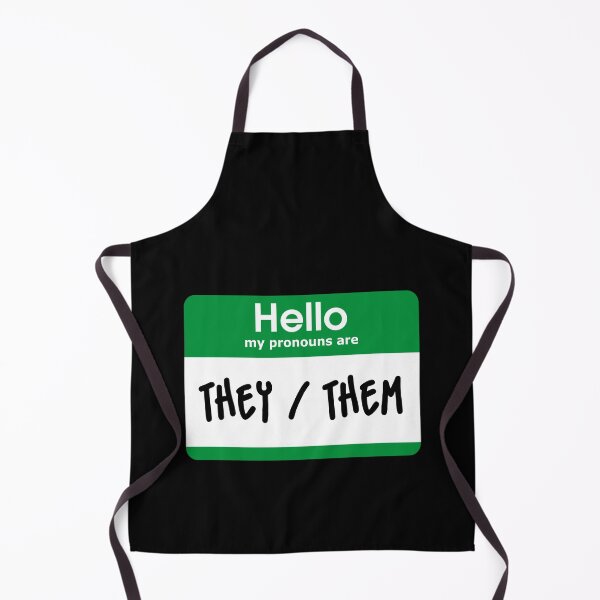 Item preview, Hello My Pronouns Are They Them Green designed and sold by everything4eva.