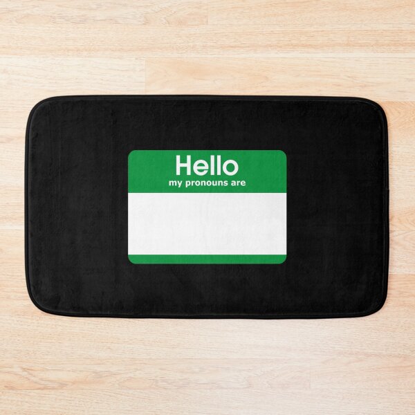 Item preview, Hello My Pronouns Are BLANK Green designed and sold by everything4eva.