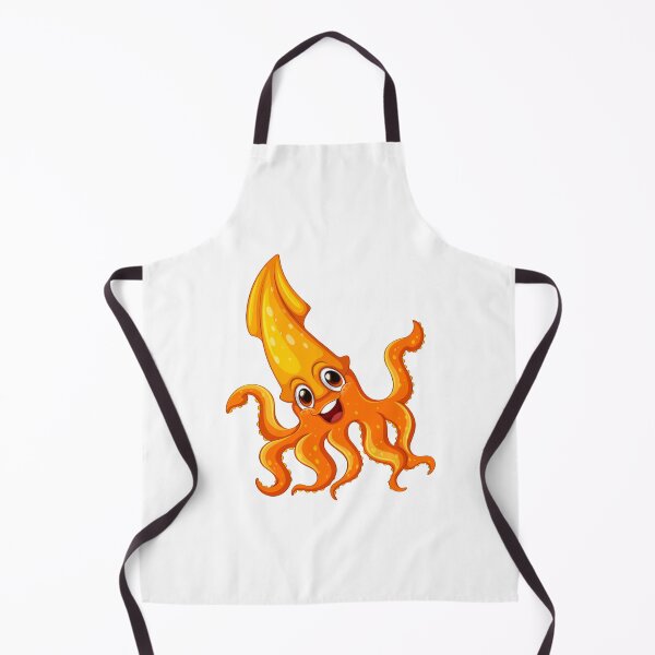 Item preview, Happy Smiling Orange Octopus - Beautiful Sea Creatures designed and sold by ShaStyle ArtFo.