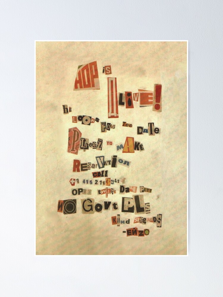 "Hop Is Alive" Poster for Sale by marleywtoons Redbubble