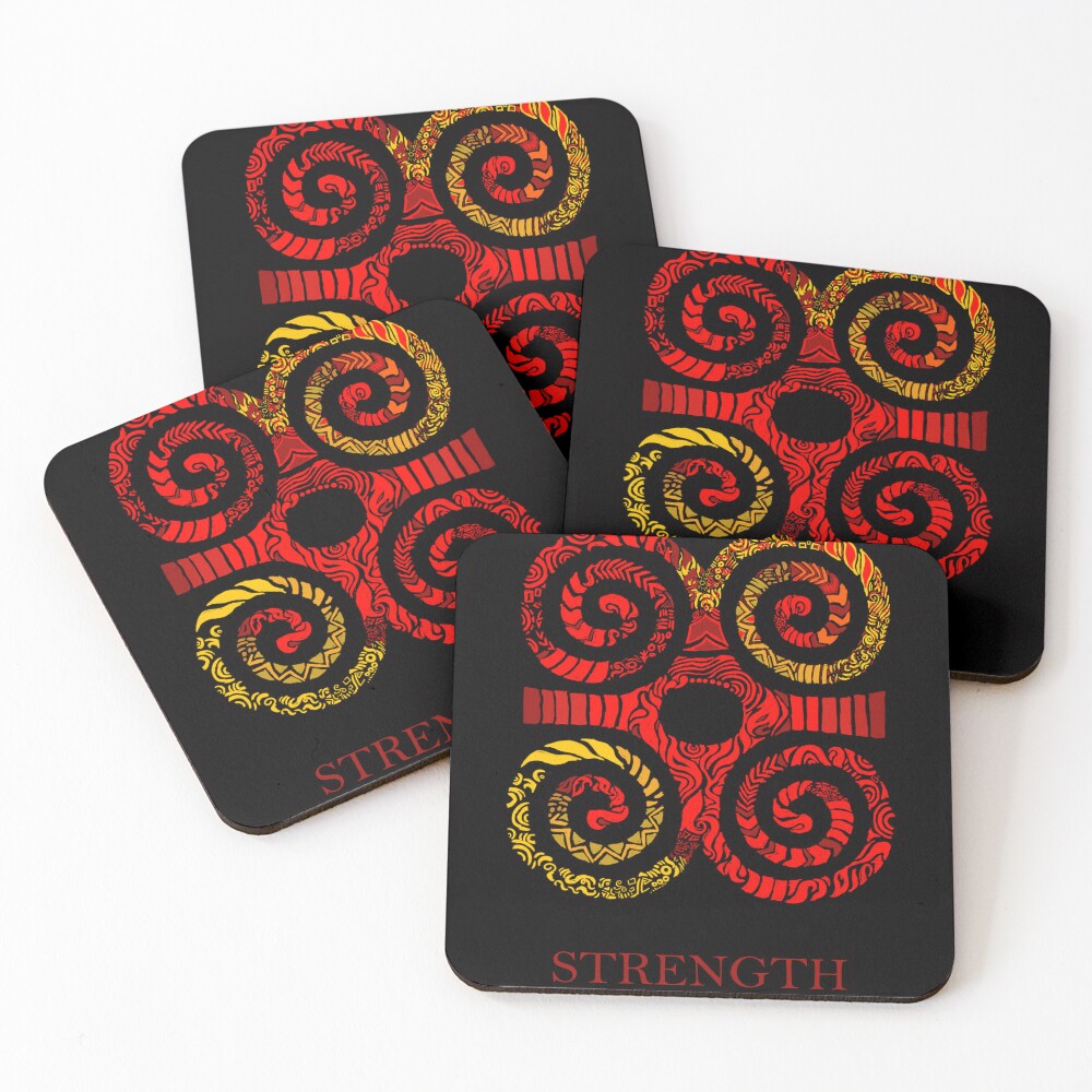 Item preview, Coasters (Set of 4) designed and sold by LunicPatterns.