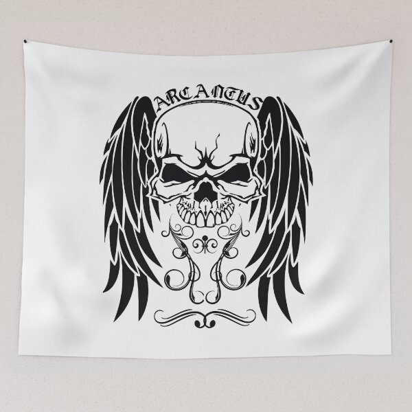 Item preview, Arkantus black victorian skull designed and sold by arkantus.