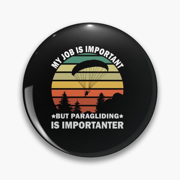 Item preview, PARAGLIDING SARCASTIC PARAGLIDER DESIGN designed and sold by sobriowslen.