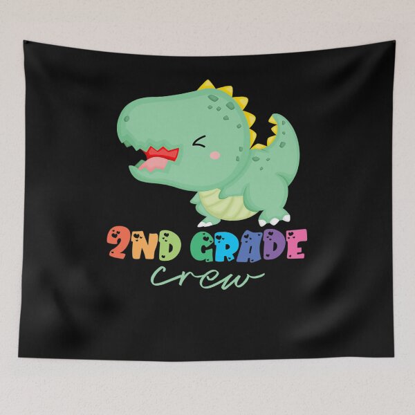 Item preview, 2nd Grade Crew Cute Dinosaur First day of School Back to... T-Shirt-4500 designed and sold by BeverlyBlanche.