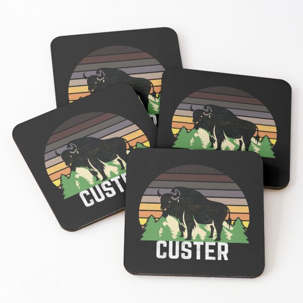 Item preview, Custer South Dakota bison   designed and sold by EmtizeeStore.