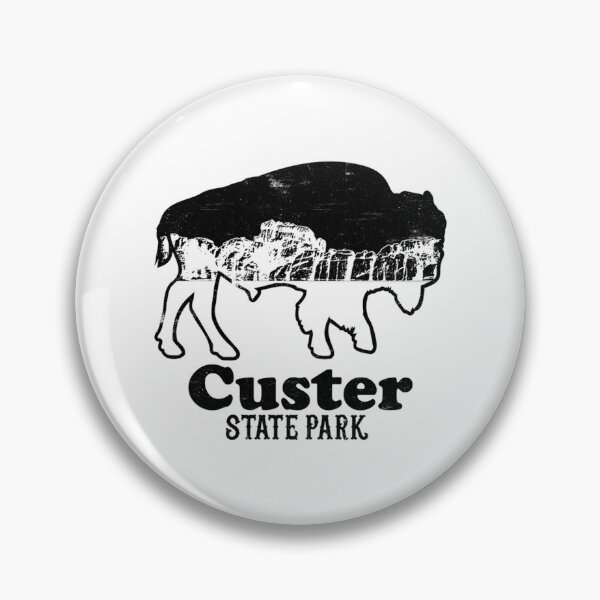 Item preview, Custer State Park Retro Bison South Dakota State Park Custer Gear   designed and sold by EmtizeeStore.