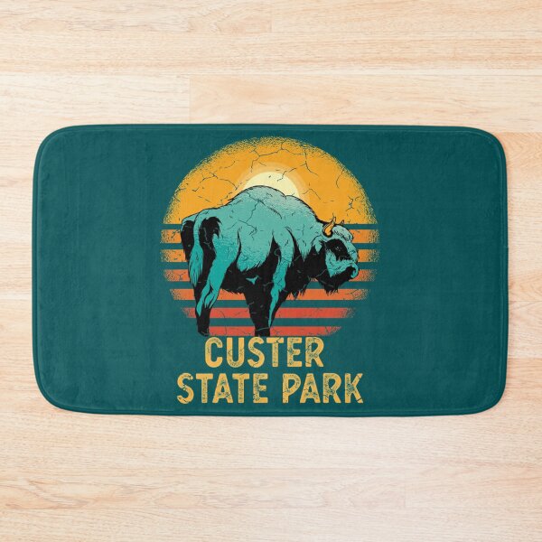 Item preview, Vintage bison Custer State Park Retro sunset Gift Idea   designed and sold by EmtizeeStore.