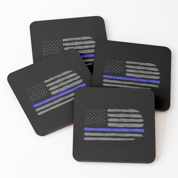 Item preview, Blue Line Flag John 1513 Police Officer Police Flag Pullover Hoodie designed and sold by rtreeeret.