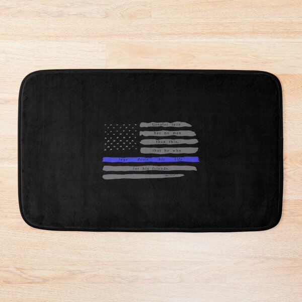Item preview, Blue Line Flag John 1513 Police Officer Police Flag Pullover Hoodie designed and sold by rtreeeret.