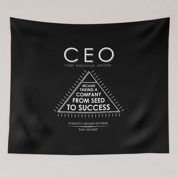 Item preview, CEO Chief Executive officer because taking a company Premium T-Shirt designed and sold by rtreeeret.
