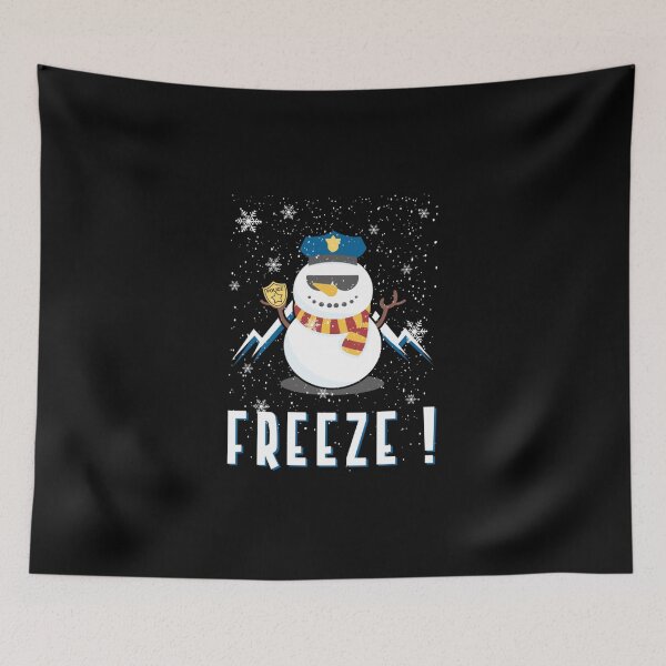 Item preview, Cop Snowman Freeze Police Navidad Policeman Police Officer Pullover Hoodie designed and sold by rtreeeret.