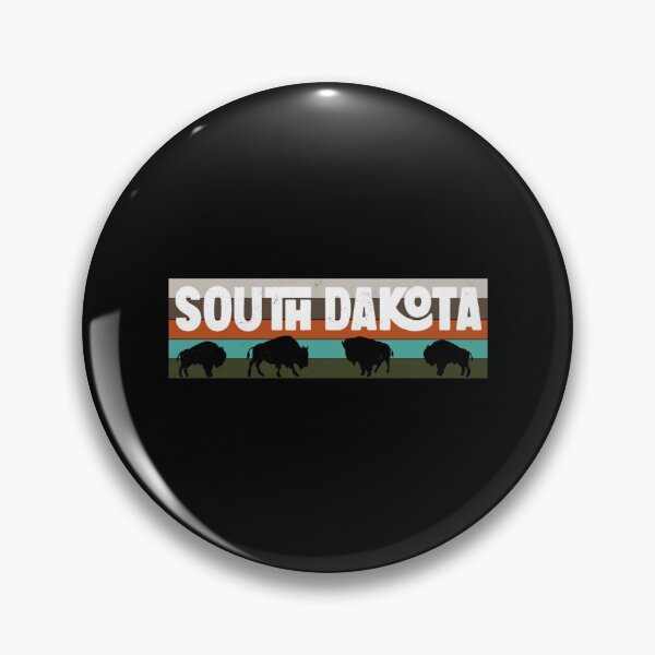 Item preview, South Dakota - Badlands  SD Standing Bison   designed and sold by EmtizeeStore.