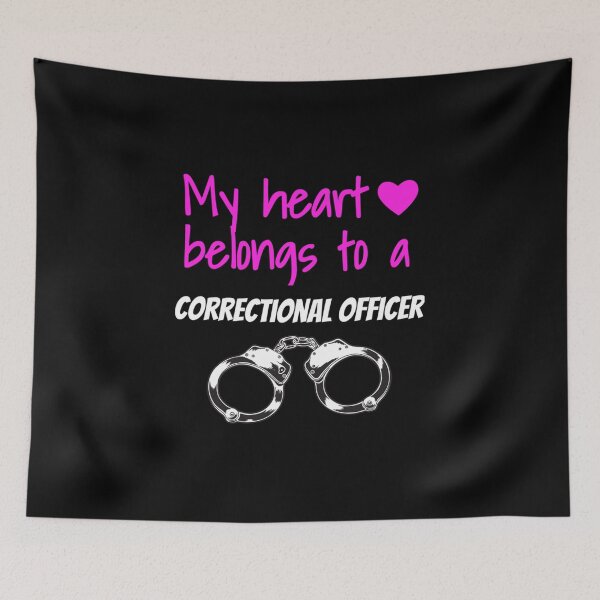 Item preview, Correctional Officer Wife Corrections Girlfriend Gift Pullover Hoodie designed and sold by rtreeeret.
