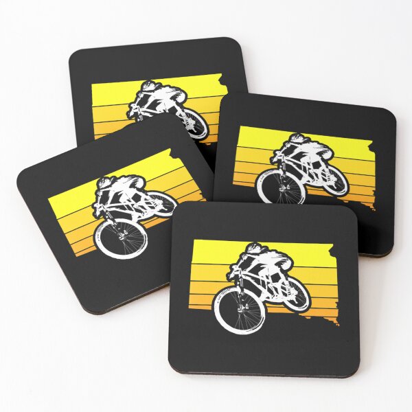 Item preview, South Dakota Sunset Mountain Biking   designed and sold by EmtizeeStore.