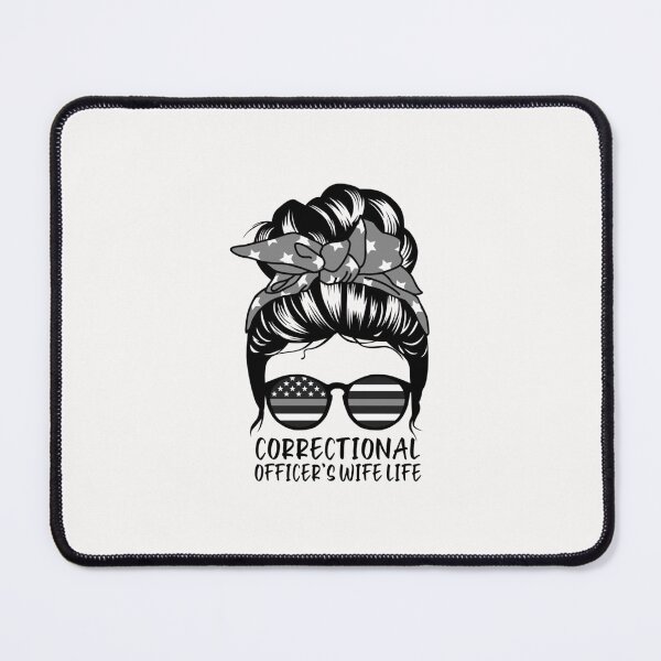 Item preview, Correctional Officers Wife Life Messy Bun Hair Pullover Hoodie designed and sold by rtreeeret.