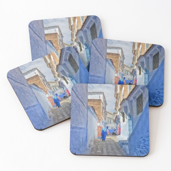 Item preview, Colourful Alley in Morocco - Watercolour Style designed and sold by WWWC2288.