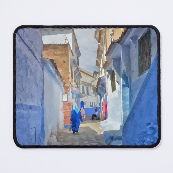 Item preview, Colourful Alley in Morocco - Watercolour Style designed and sold by WWWC2288.