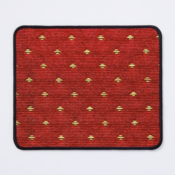 Item preview, small yellow cross on  red pattern designed and sold by Delicarte.