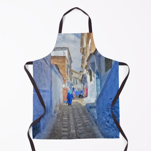Item preview, Colourful Alley in Morocco - Watercolour Style designed and sold by WWWC2288.