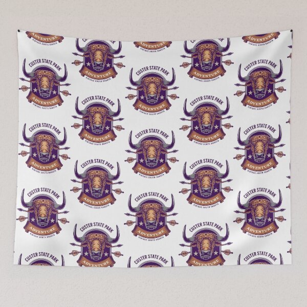 Item preview, Vintage Bison Arrows Western Black Hills Custer State Park South Dakota   designed and sold by EmtizeeStore.