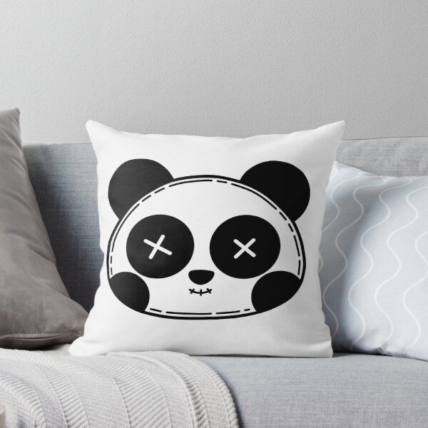 Item preview, Cute Creepy Panda Button-eyed Rag Doll designed and sold by PixelStitched.
