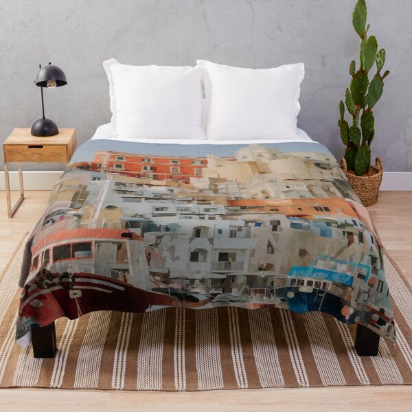 Item preview, Italian Fishing Boats - Watercolour Style designed and sold by WWWC2288.