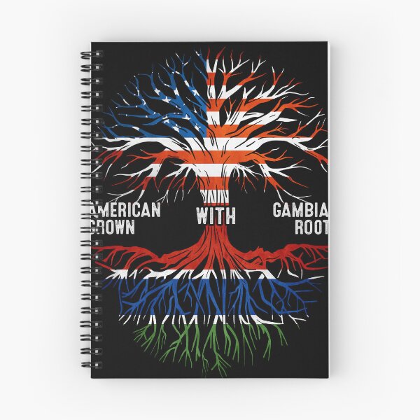 Item preview, American Grown With Gambian Roots Gambia Flag designed and sold by MoHaCo.
