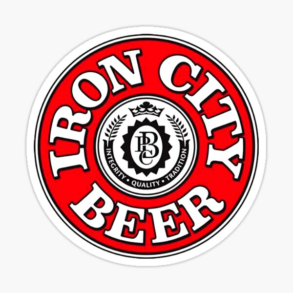 "Limited Edition of Iron City Beer Merchandise" Sticker for Sale by