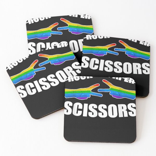 Item preview, Rock Paper Scissors LGB-Q Gay Pride Proud Ally Rainbow Flag  designed and sold by sunnationn.