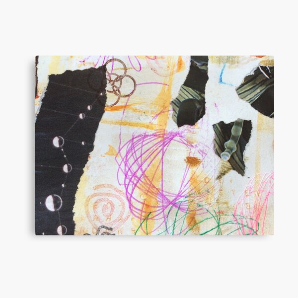 Mod Pink Collage Canvas Print