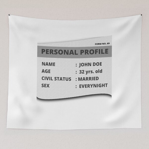 Item preview, Personal Profile - Funny Green Joke & April Fools Day designed and sold by Tatzki-Design.