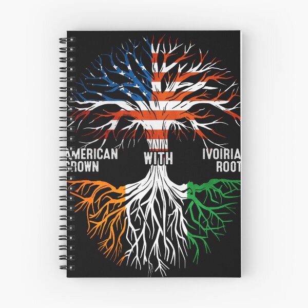 Item preview, American Grown With Ivoirian Roots Côte d'Ivoire Flag designed and sold by MoHaCo.