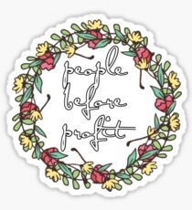 People Before Profit Sticker
