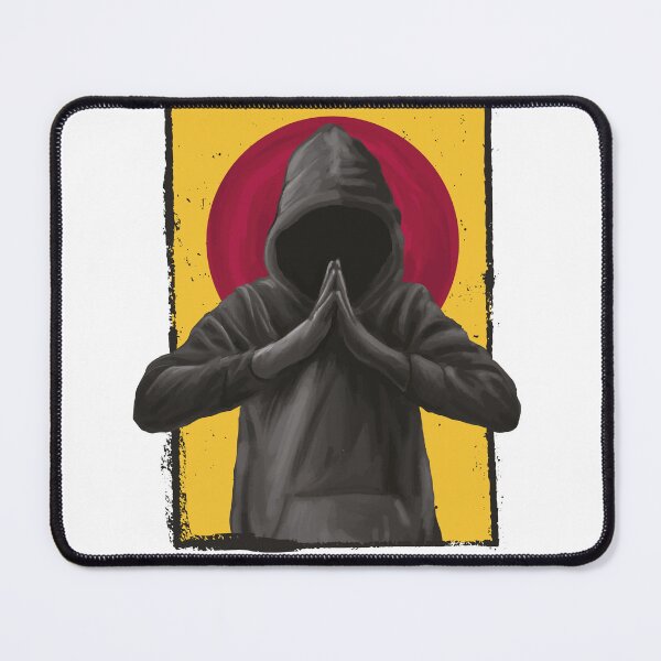 Item preview, Man praying in black hoodie designed and sold by Nambaro.