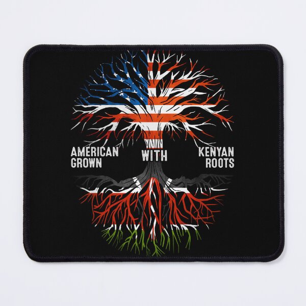 Item preview, American Grown With Kenyan Roots Tree Kenya Flag designed and sold by MoHaCo.