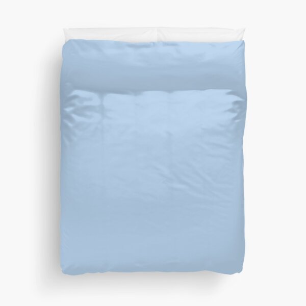 Baby Blue Solid Color Decor Duvet Cover
