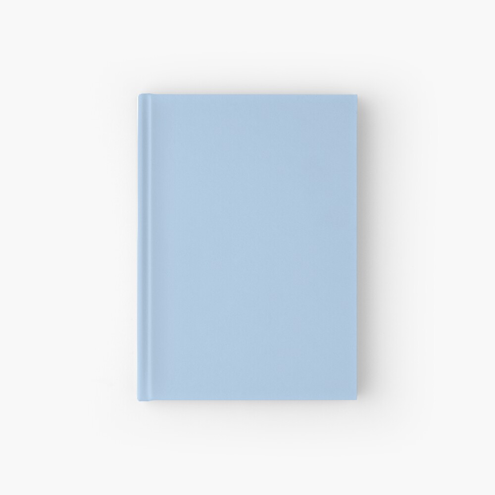 Baby Blue Solid Color Decor Hardcover Journal