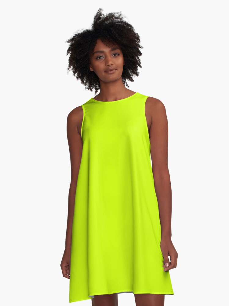 solid color a line dress