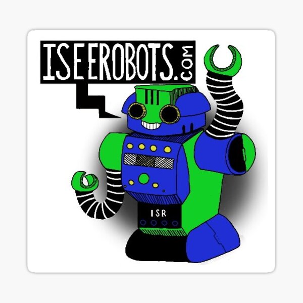 IseeRobots Robo Force Sticker Sticker