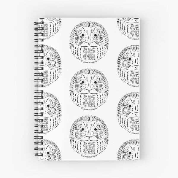 Item preview, Daruma Doll Calligraphic Drawing designed and sold by flamingoparadis.