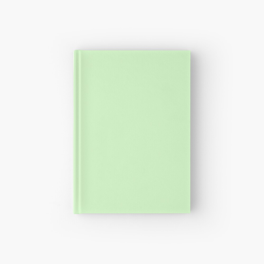 Mint Green Solid Color Decor Hardcover Journal