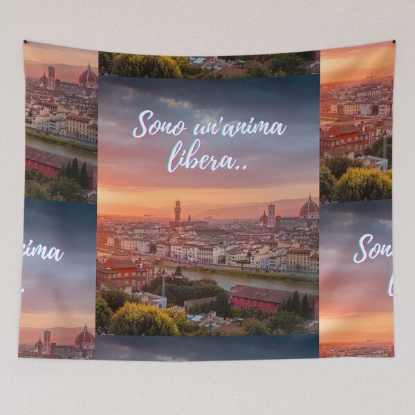 Item preview, I am a free soul - popular Italian quotes theme gifts  designed and sold by RebelliousRosee.