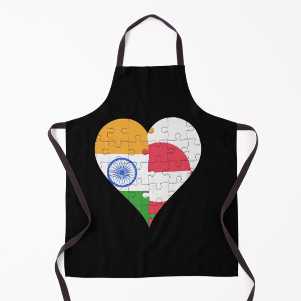 Item preview, INDIAN GREENLANDIC FLAG HEART designed and sold by sobriowslen.