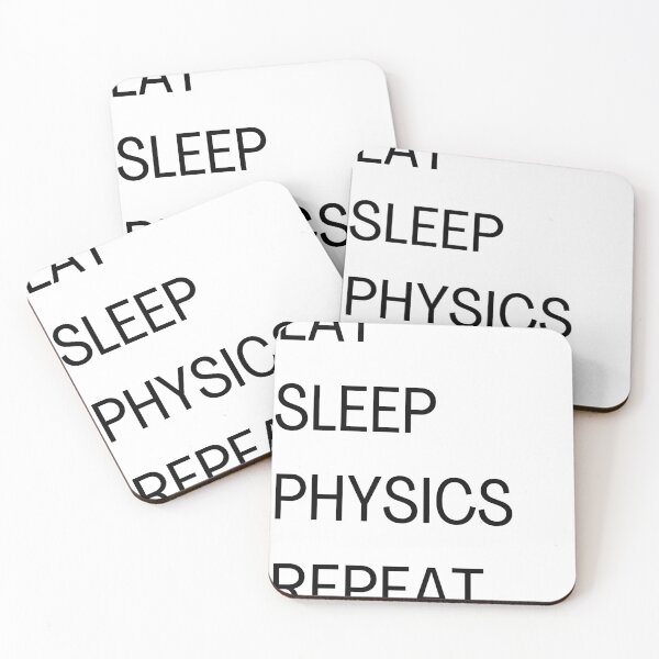 Item preview, Eat sleep physics repeat funny design designed and sold by neutrinodesigns.